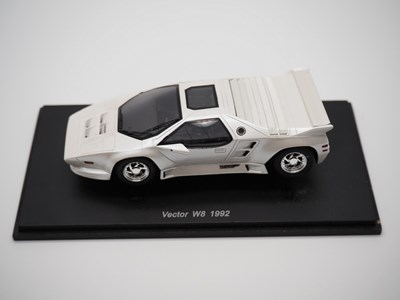 Lot 114 - A pair of 1:43 scale hand built resin models...