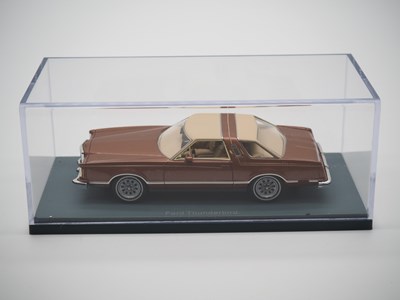 Lot 116 - A pair of 1:43 scale hand built resin models...