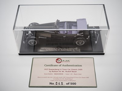 Lot 131 - A pair of 1:43 scale hand built limited...