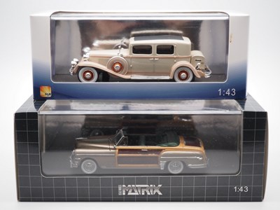 Lot 138 - A pair of 1:43 scale hand built limited...