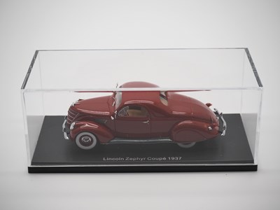 Lot 145 - A pair of 1:43 scale hand built resin models...