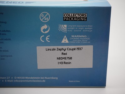 Lot 145 - A pair of 1:43 scale hand built resin models...