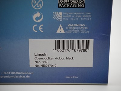 Lot 145 - A pair of 1:43 scale hand built resin models...