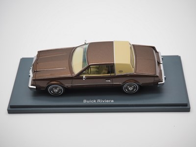 Lot 161 - A pair of 1:43 scale hand built resin models...
