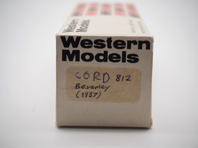 Lot 162 - A pair of 1:43 scale hand built white metal...