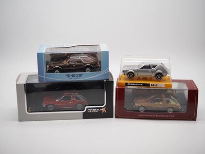 Lot 167 - A group of 1:43 scale models by NEO, PREMIUM X...