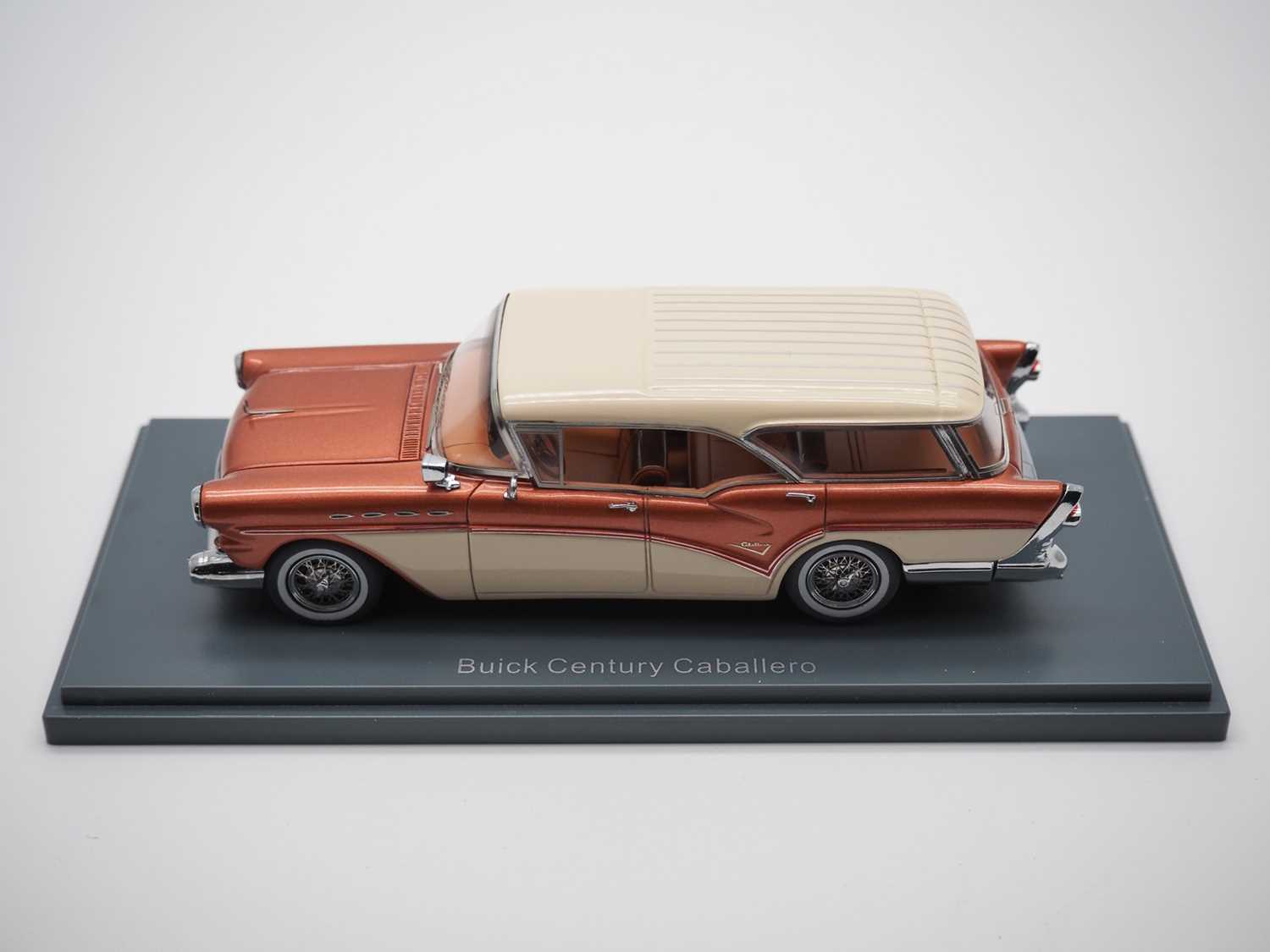 Lot 169 A pair of 143 scale hand built resin models