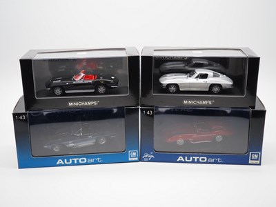 Lot 172 - A group of 1:43 scale models by MINICHAMPS and...