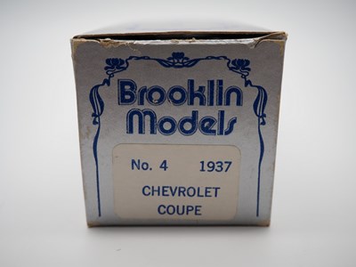 Lot 184 - A pair of 1:43 scale hand built white metal...