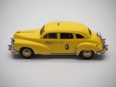 Lot 201 - A pair of 1:43 scale hand built white metal...