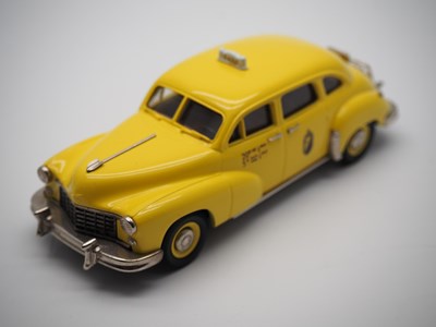 Lot 201 - A pair of 1:43 scale hand built white metal...