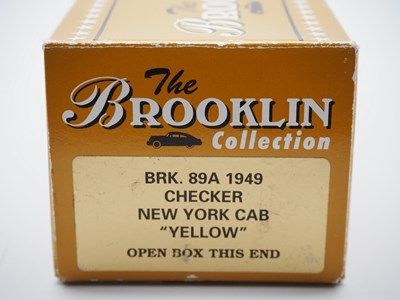 Lot 201 - A pair of 1:43 scale hand built white metal...