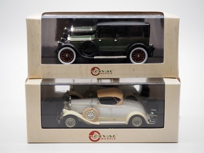 Lot 210 - A pair of 1:43 scale hand built limited...