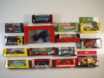 Lot 226 - A group of mostly 1:43 scale boxed models of...