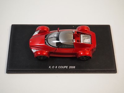 Lot 273 - A pair of 1:43 scale hand built resin models...