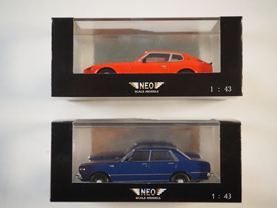 Lot 275 - A pair of 1:43 scale hand built resin models...