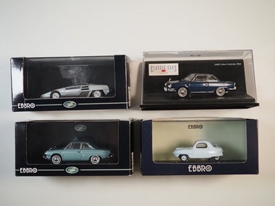 Lot 284 - A group of 1:43 scale models by EBBRO and...