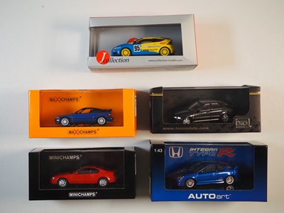 Lot 288 - A group of 1:43 scale models by MINICHAMPS,...