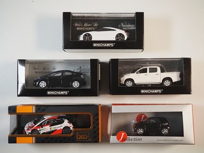 Lot 289 - A group of 1:43 scale models by MINICHAMPS,...