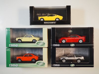 Lot 291 - A group of 1:43 scale models by EBBRO,...