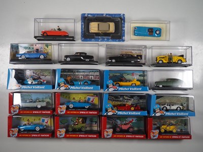 Lot 329 - A group of boxed and unboxed 1:43 scale comic...