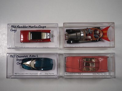 Lot 340 - A group of unboxed DINKY and CORGI toys,...