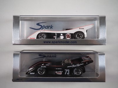 Lot 365 - A pair of 1:43 scale hand built resin models...