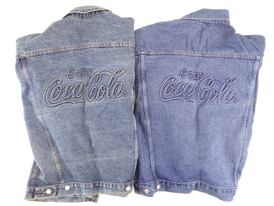 Lot 261 - COCA-COLA: A pair of Denim Jackets with the...