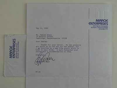 Lot 34 - A typed letter hand signed by SYDNEY POLLACK -...
