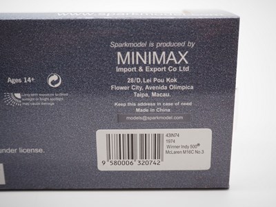 Lot 401 - A 1:43 scale SPARK (MINIMAX) 43IN74 hand built...