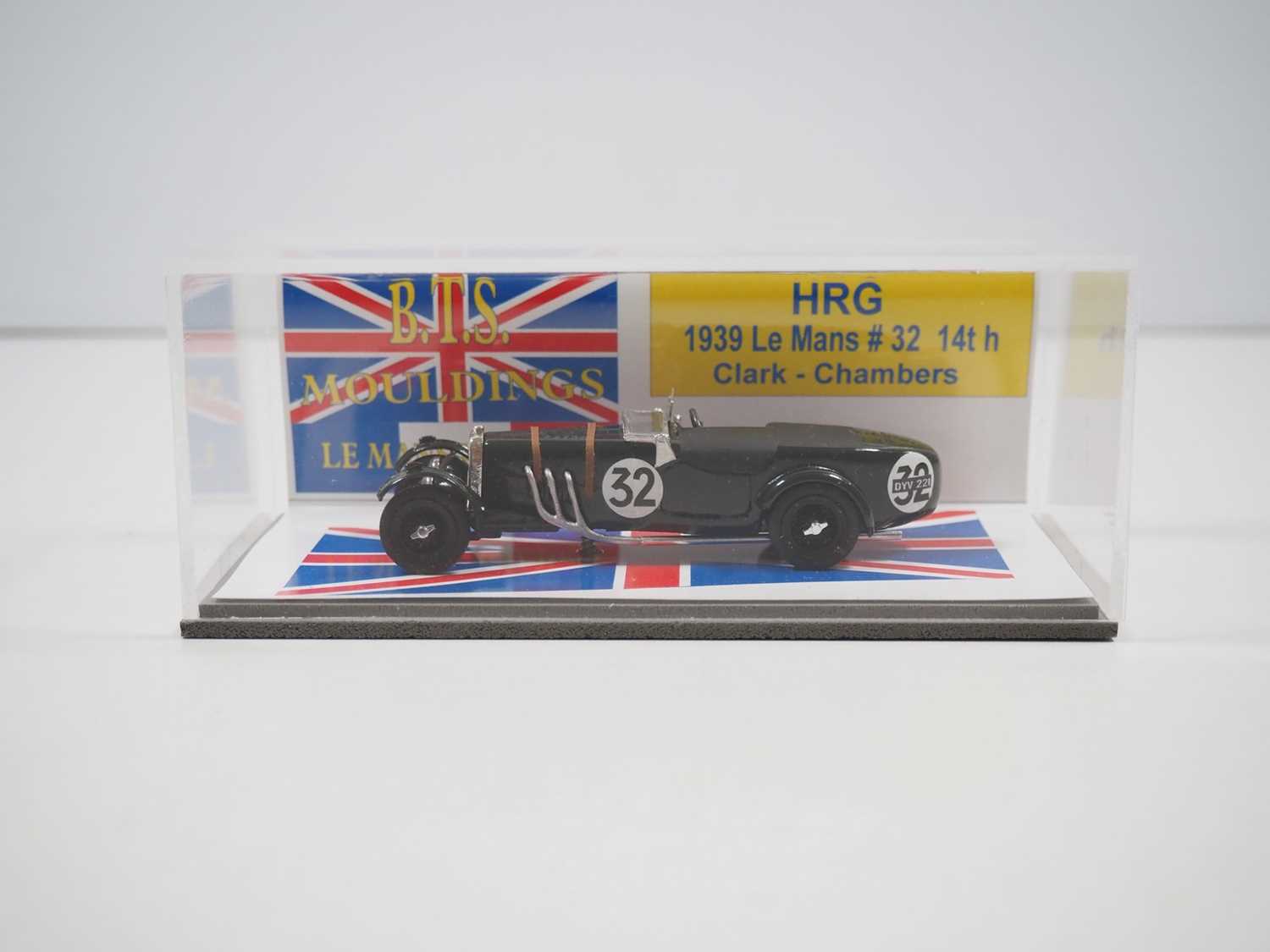 BTS Mouldings 1/43rd scale resin kit built model of a Austin Healey 100