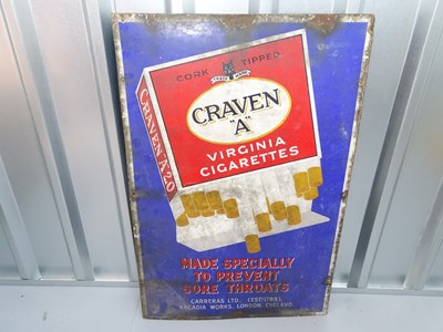 Lot 27 - CRAVEN 'A' Virginia Cigarettes (24" x 36") -...