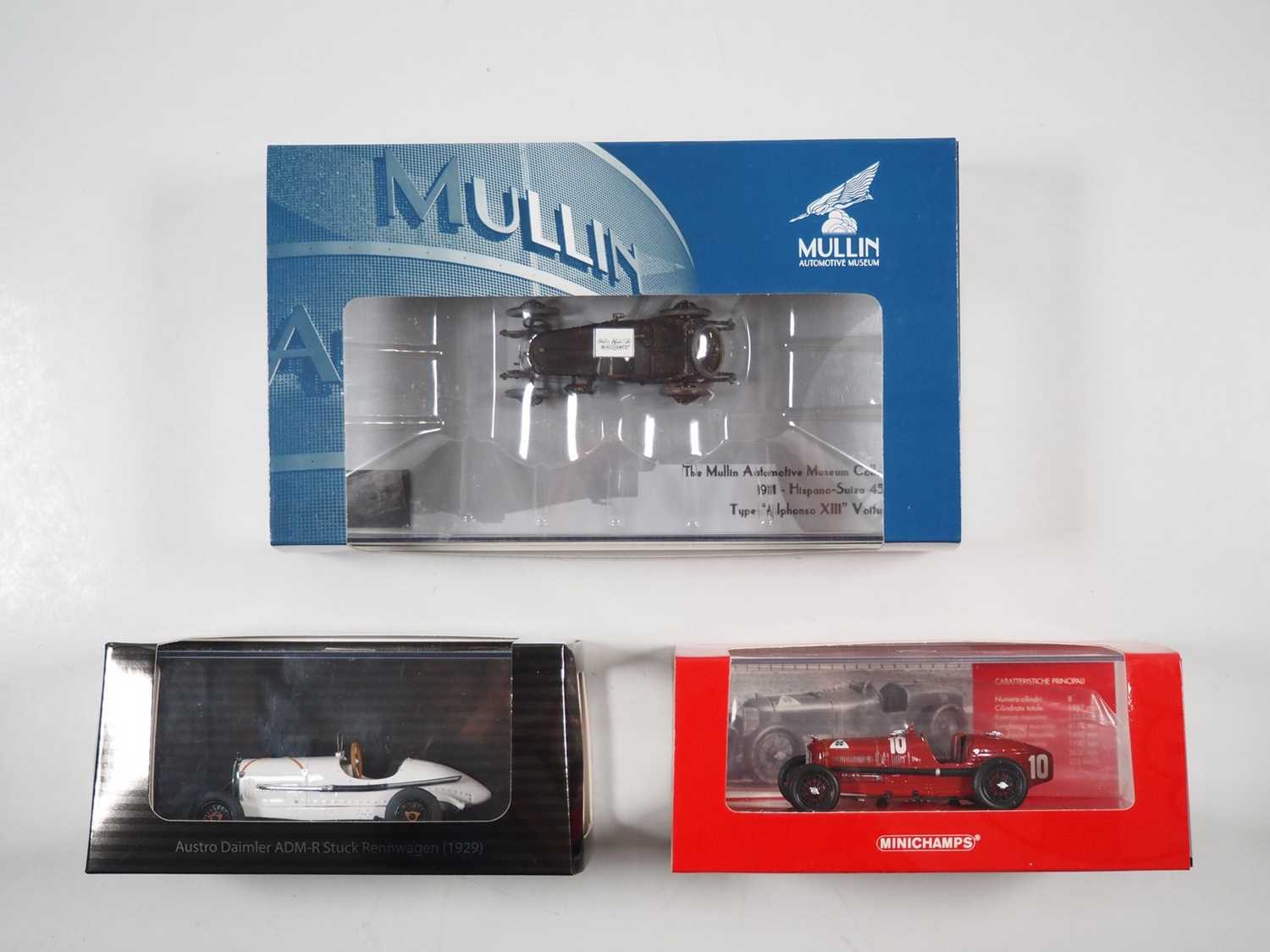 Lot 443 - A group of 1:43 scale models by MINICHAMPS