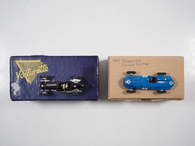 Lot 447 - A pair of hand built 1:43 scale Grand Prix car...