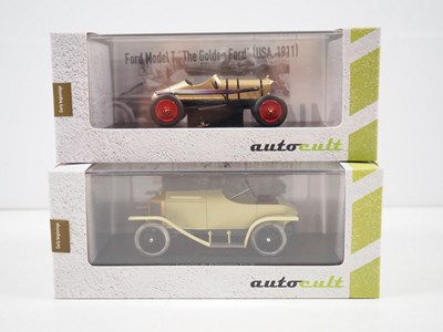 Lot 449 - A pair of 1:43 scale ltd edition hand built...