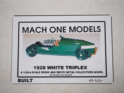 Lot 475 - A 1:43 scale MACH ONE MODELS (by Ian Jones)...