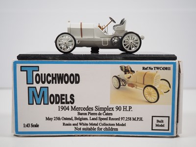 Lot 476 - A 1:43 scale TOUCHWOOD MODELS hand built white...