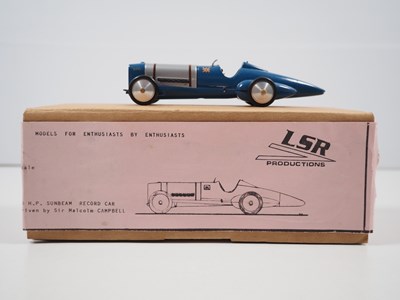 Lot 481 - A 1:43 scale LSR PRODUCTIONS hand built white...