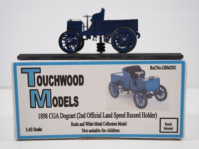 Lot 490 - A 1:43 scale TOUCHWOOD MODELS hand built white...