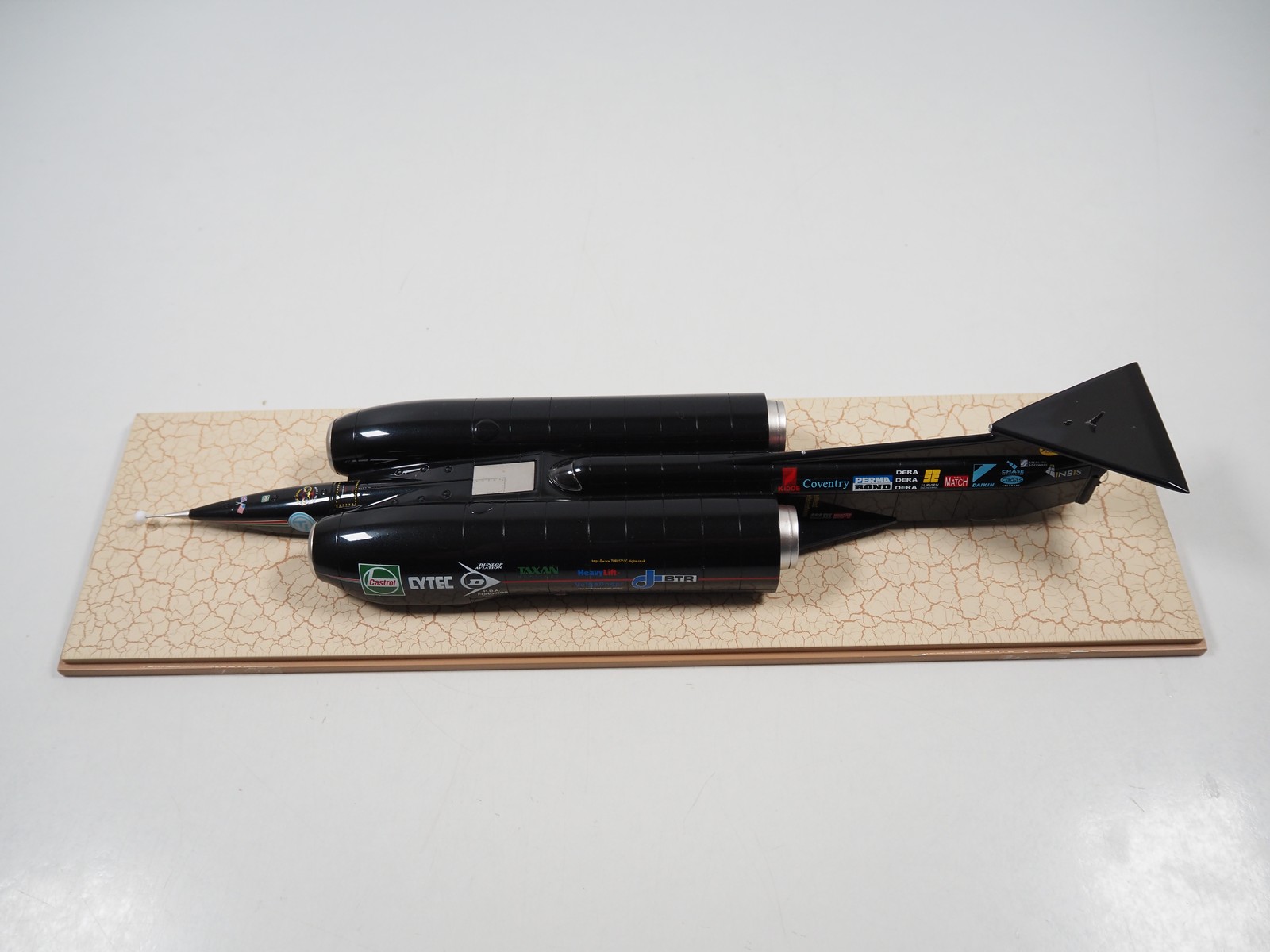 ミニカー RIGBY'S LSR MODELS THRUST SSC 1/43 Thrust SSC Record Black Rock Nevada 1997: A 1:43 scale
