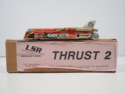 Lot 505 - A 1:43 scale LSR PRODUCTIONS hand built white...