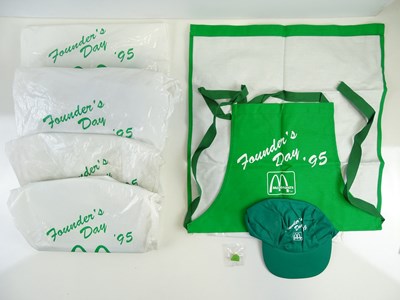 Lot 277 - A group of MCDONALDS crew wear - worn by Head...