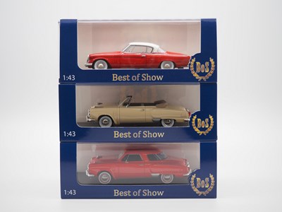 Lot 88 - A group of 1:43 scale hand built resin models...
