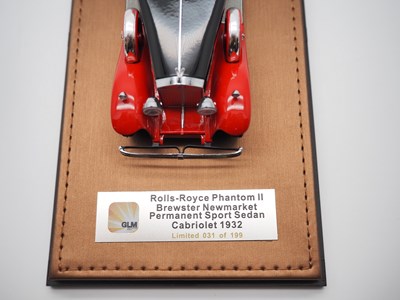 Lot 95 - A pair of 1:43 scale hand built limited...