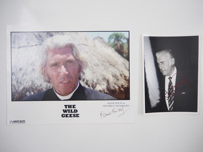 Lot 101 - THE WILD GEESE (1978) - A pair of signed...