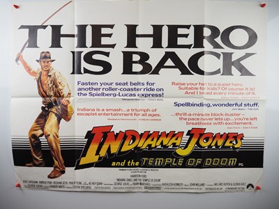 Lot 119 - INDIANA JONES AND THE TEMPLE OF DOOM (1984)...