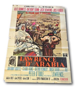 Lot 123 - LAWRENCE OF ARABIA (1962)- Italian 2-Fogli...