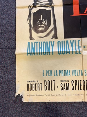 Lot 123 - LAWRENCE OF ARABIA (1962)- Italian 2-Fogli...