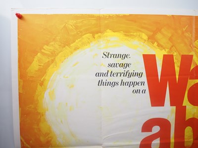 Lot 138 - WALKABOUT (1971) UK Quad film poster featuring...