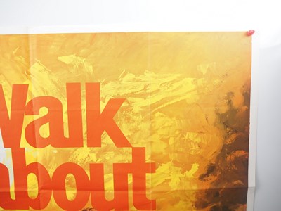 Lot 138 - WALKABOUT (1971) UK Quad film poster featuring...